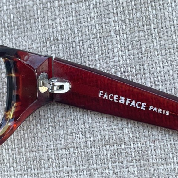 Face a Face Paris Women Eyeglasses Red Toroise Glasses Frame - Picture 6 of 11